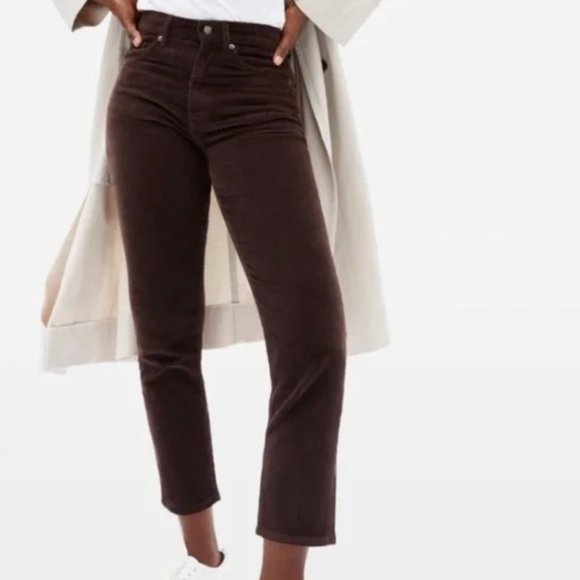 Everlane Chocolate Corduroys - Picture 1 of 4